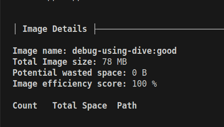Docker Dive