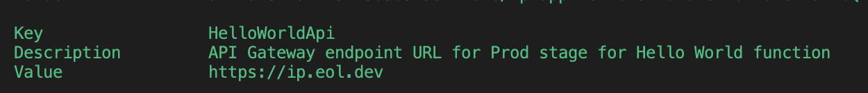 SAM Output Example